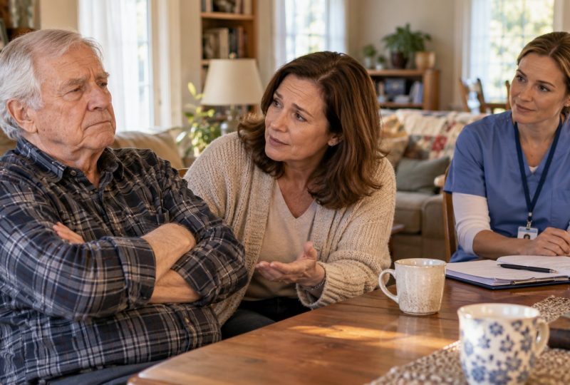 Meu pai não aceita cuidador: como conversar sem tirar sua autonomia?